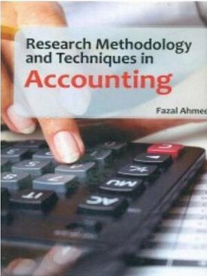 cover image of Research Methodology and Techniques in Accounting